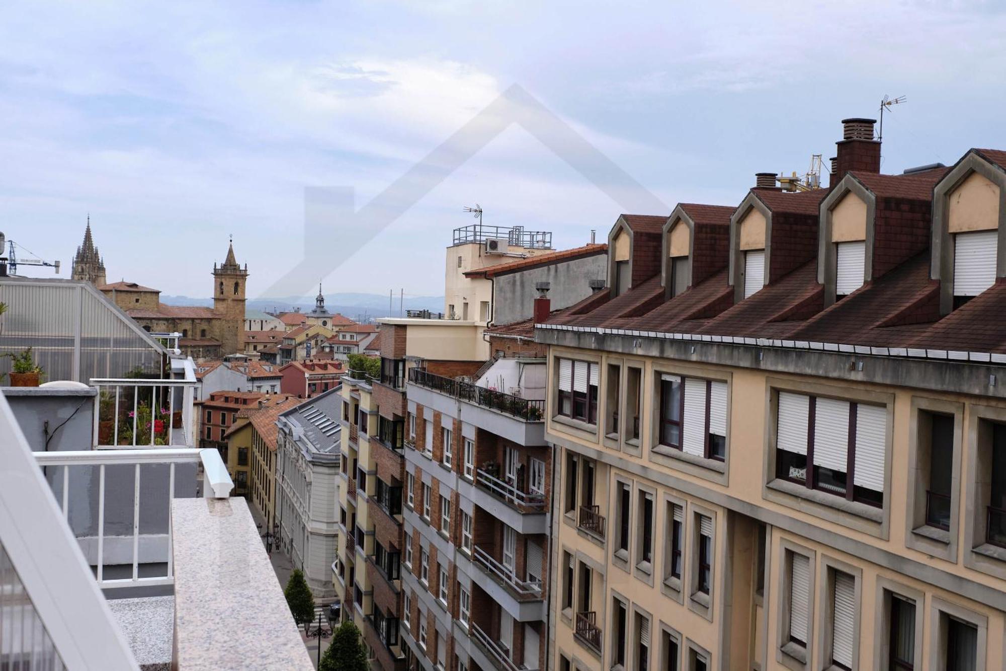Atico Quintana I - Con Terraza, Vistas A La Ciudad, En El Centro, Con Wifi Y Garaje Apartment Oviedo Exterior foto