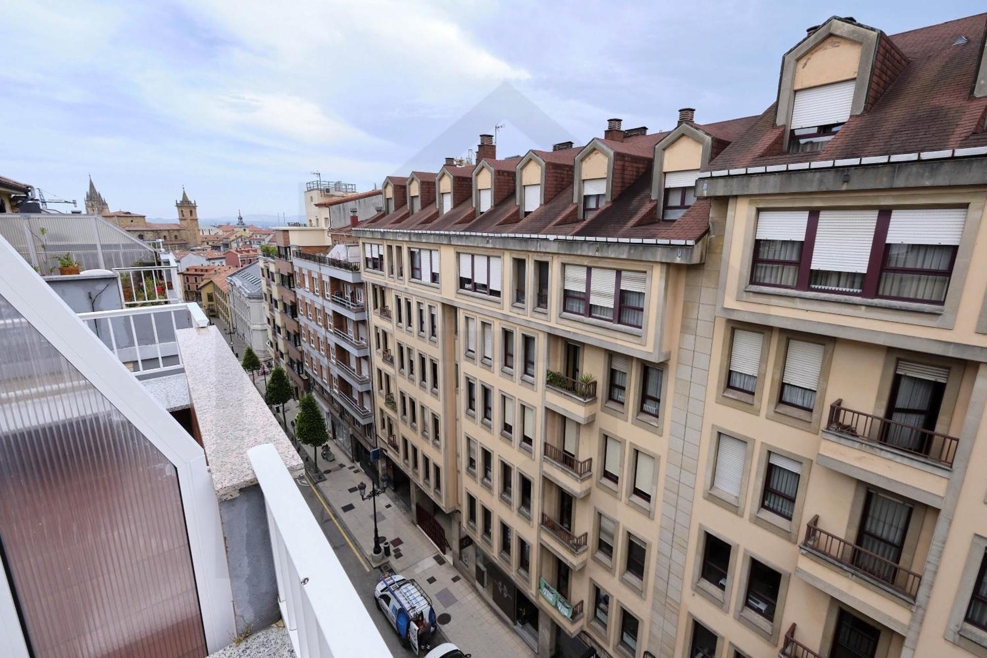 Atico Quintana I - Con Terraza, Vistas A La Ciudad, En El Centro, Con Wifi Y Garaje Apartment Oviedo Exterior foto